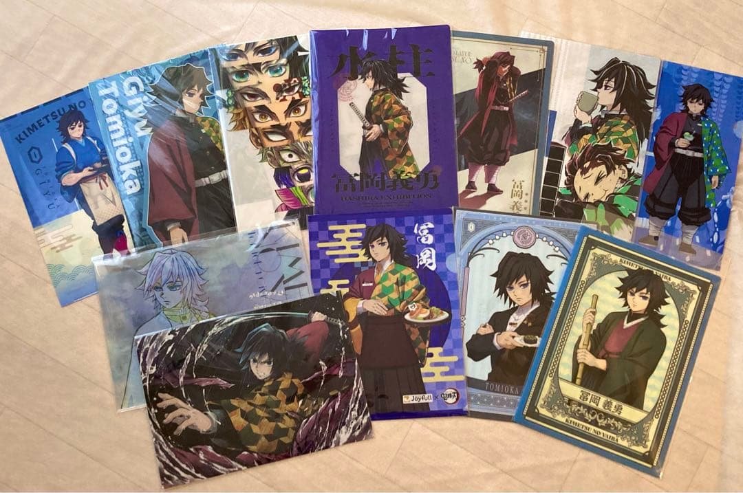 鬼滅の刃 冨岡義勇 クリアファイル 柱展 柱稽古編 無限城 忘れじの一刀