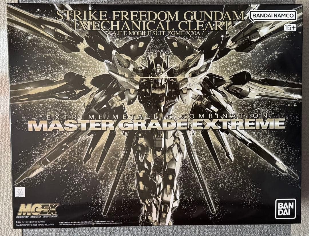 MGEX ストライクフリーダムガンダム メカニカルクリア ガンプラ　1/100
