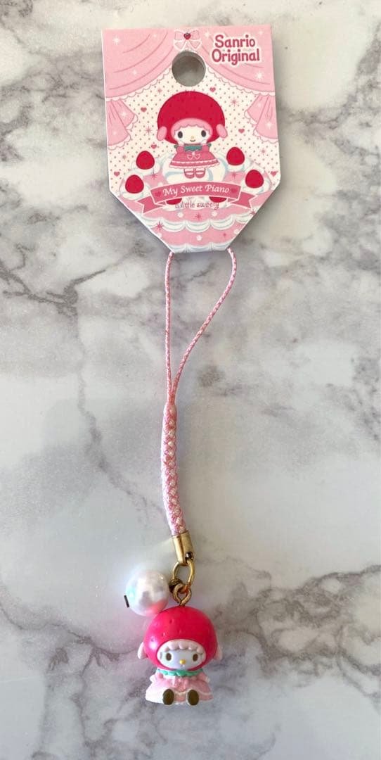 【新品未使用】サンリオ マイスウィートピアノ ストラップ 根付け 2008年