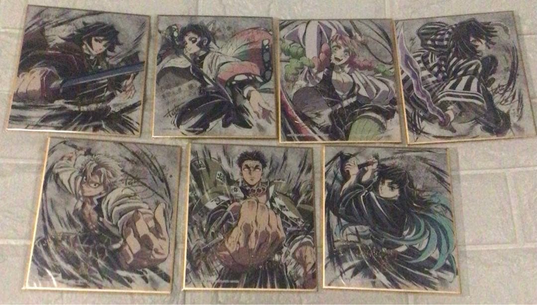 鬼滅の刃 C105 コミケ柱稽古編 幕間画集 豪華版 色紙 コンプリート