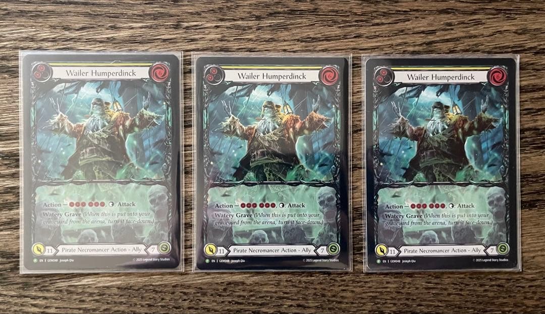 FaB Wailer Humperdinck RF 3枚セット