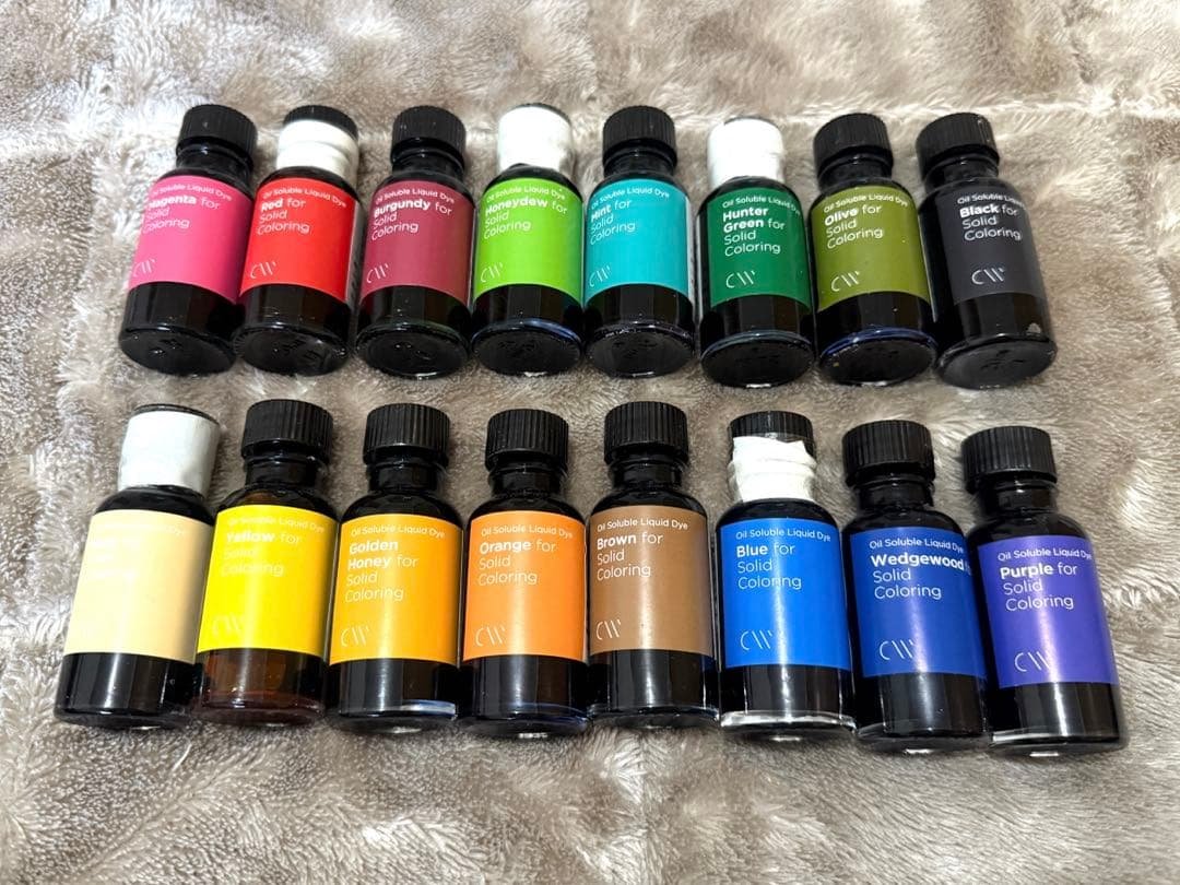 ⭐︎Put⭐︎ candle works 液体染料