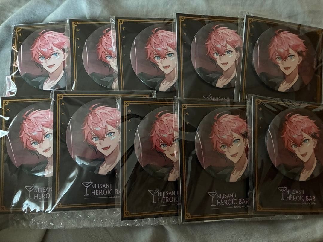 赤城ウェン アニカフェ 缶バッジ 10点