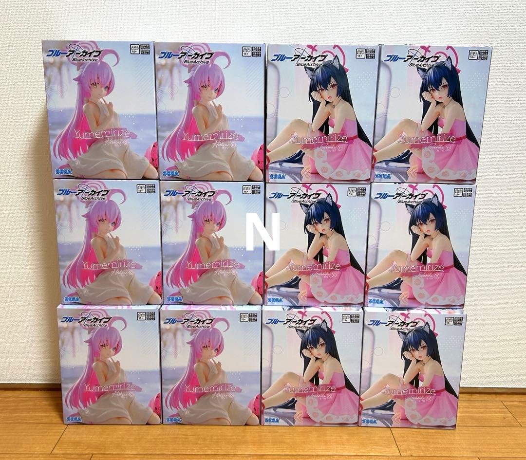 ブルーアーカイブ　Yumemirize ホシノ　セリカ　フィギュア　12個セット