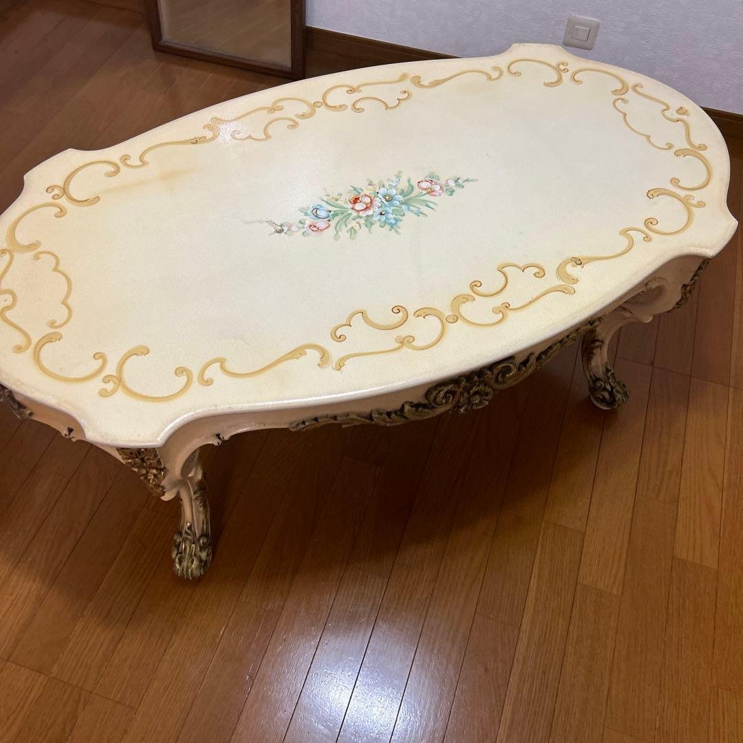 SILIK シリック　ロココ　ローテーブル　センターテーブル　アンティーク