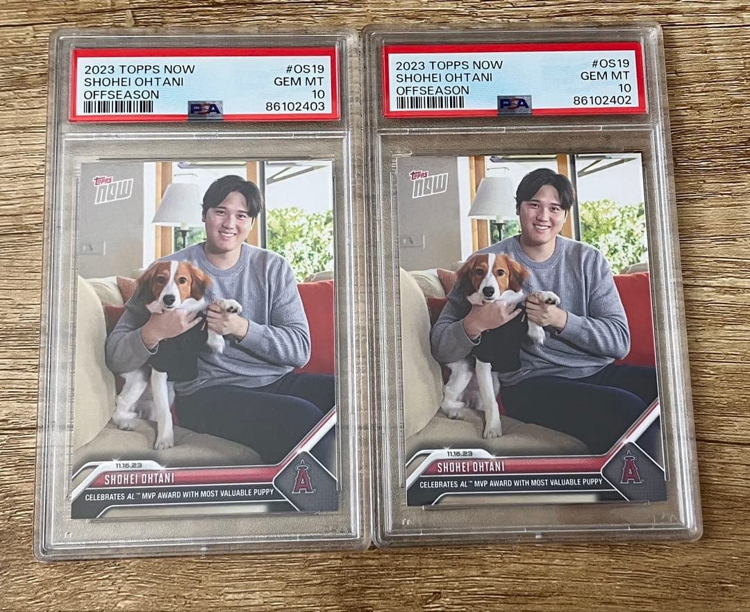 PSA10 大谷 デコピン 2枚セット