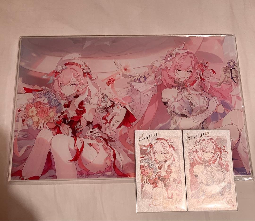 PASH！2025年12月号 崩壊3rd アクリルパネル　特典カード　2種