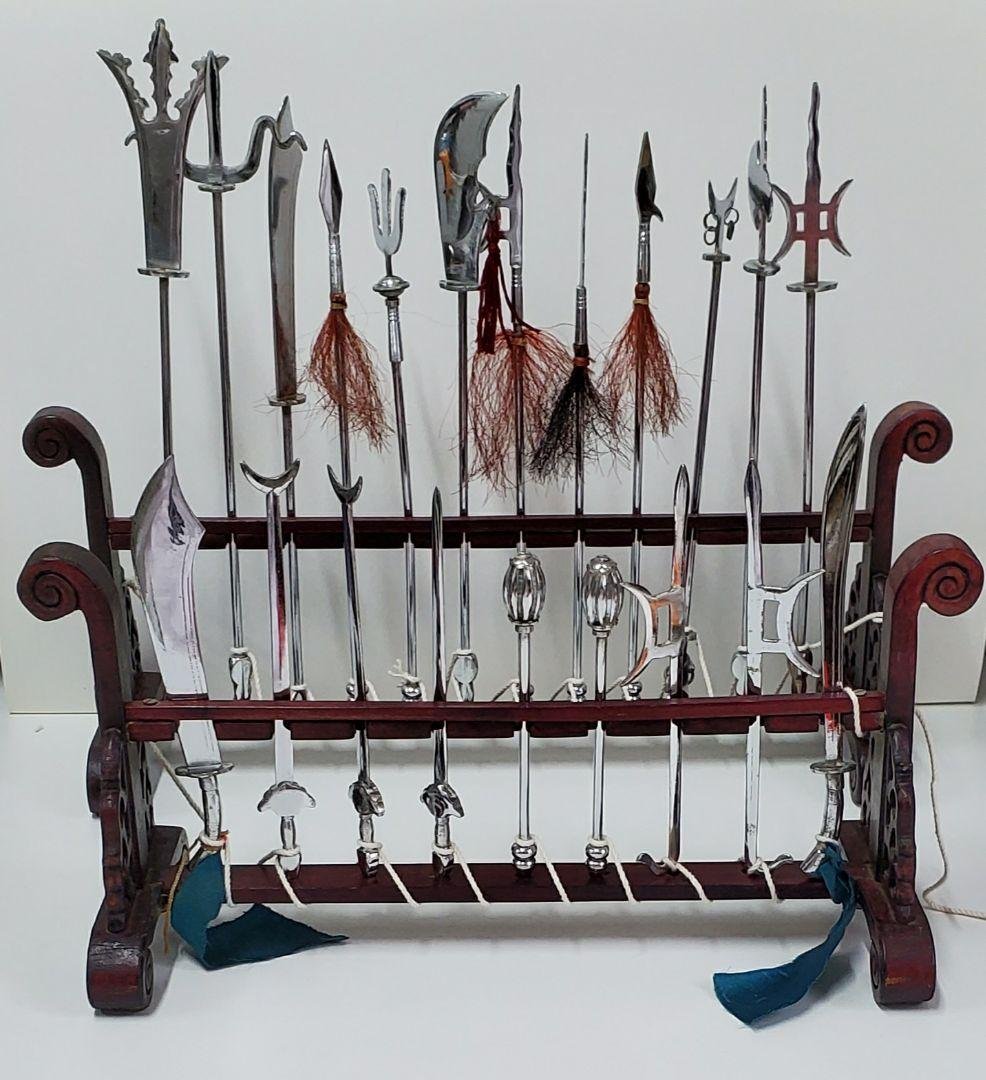 カンフー　武器　ミニチュア　セット