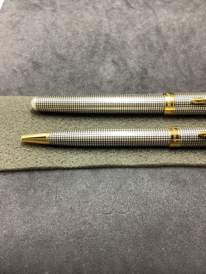 パーカー　ボールペン　万年筆　ソネットプレシャス　シズレGTスターリングシルバー