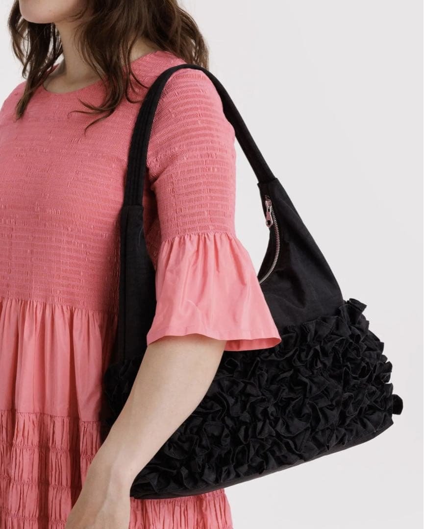 Molly Goddard× BAGGU ギンガムショルダーバッグ