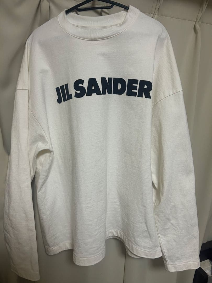 JIL SANDER ホワイト ロゴ Tシャツ