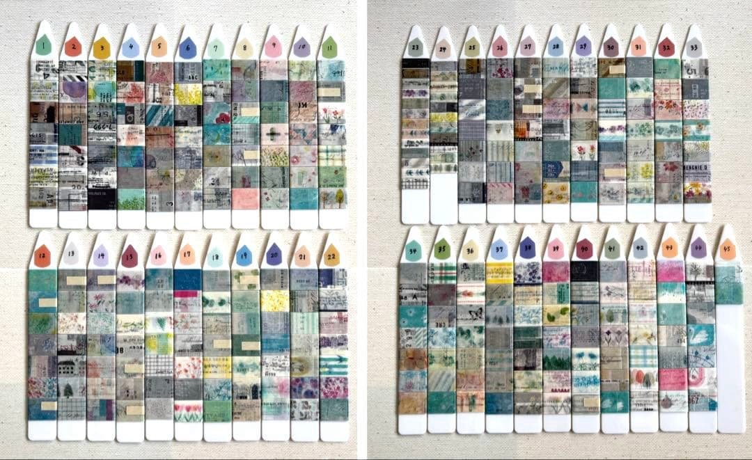 ヨハク　マスキングテープ326種類　各約30cm　お裾分け　切り売り