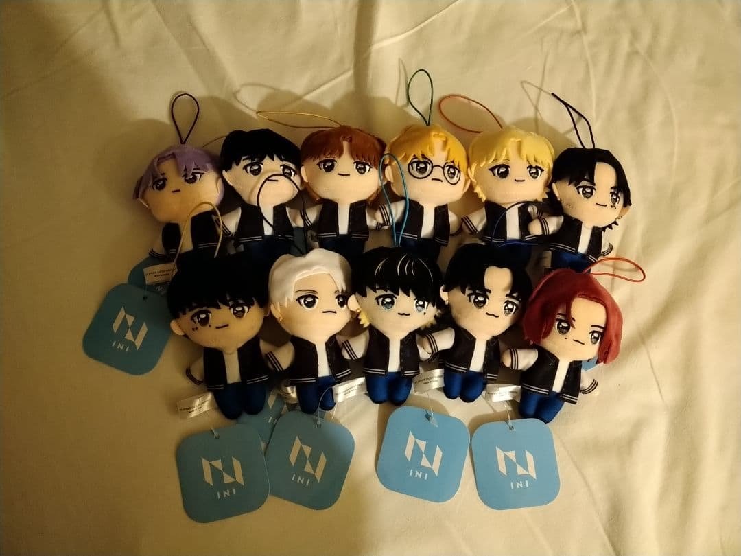 INI GiGO コラボキャンペーン 　マスコットぬいぐるみ　11種セット①