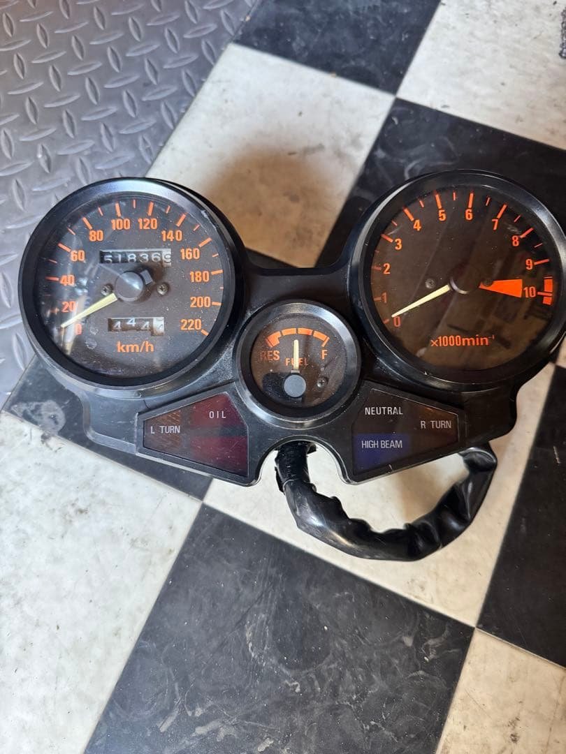 ホンダ純正日本精機cbx400f 550f フルスケールスピードメーター