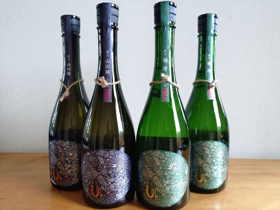 【個性を体感！産土 酒米違い飲み比べセット】 山田錦 二農醸＆穂増 六農醸