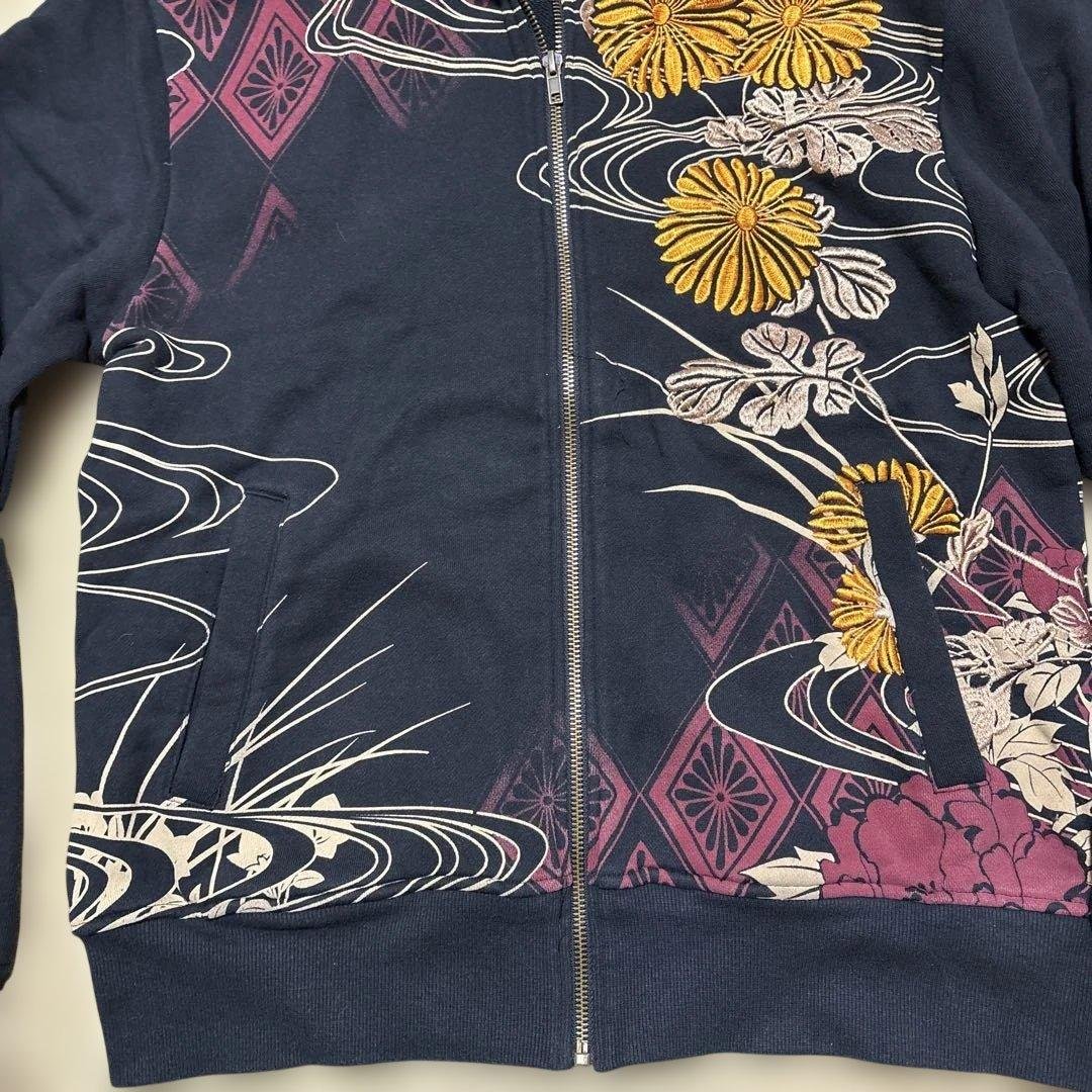 錦×エヴァンゲリオンコラボ 刺繍パーカー　アスカ　弐号機　エヴァ