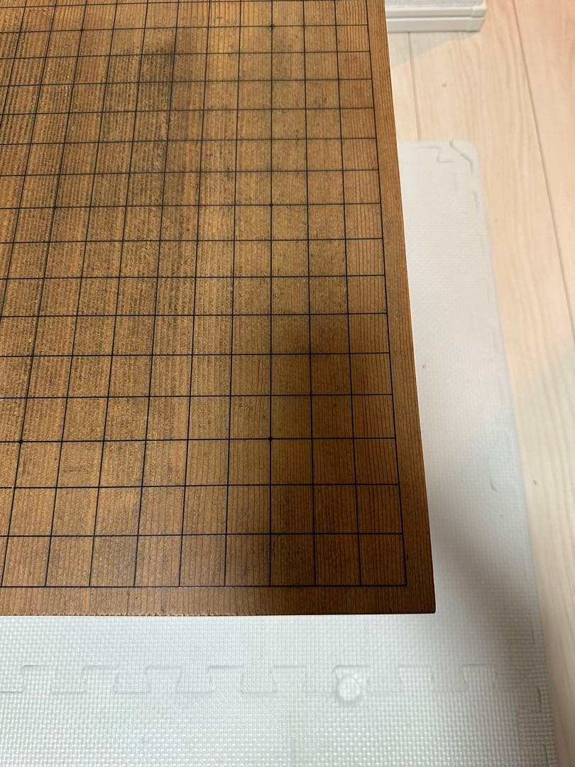 【高級セット】国産 極厚 囲碁 本榧 ヘソ 脚付き 青山基盤店 5寸8分