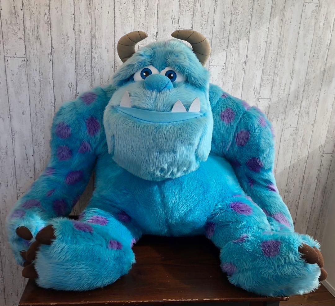 米国　ディズニーランド　モンスターズインク　サリー　特大ぬいぐるみ