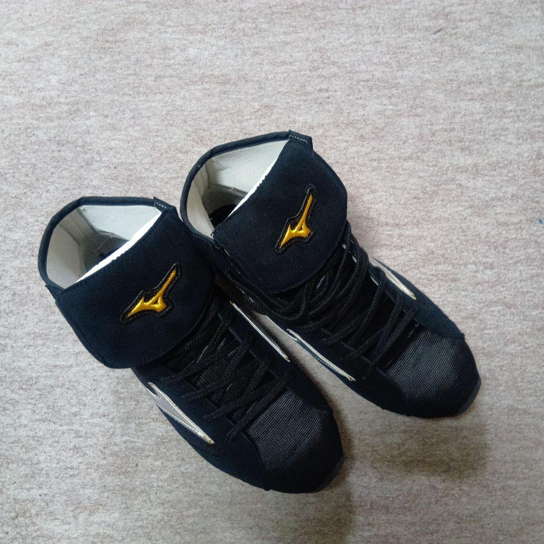 Mizuno ボクシングシューズ 黒/金/銀