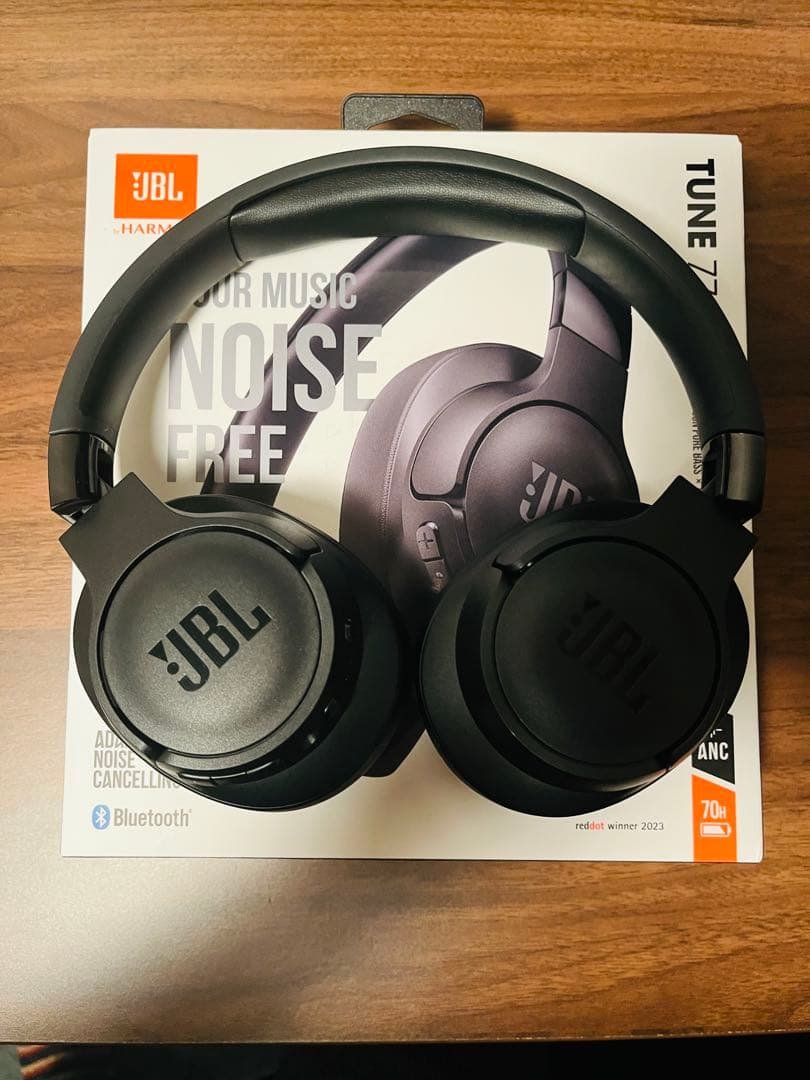 JBL Tune 770NC ワイヤレスヘッドホン　ブラック