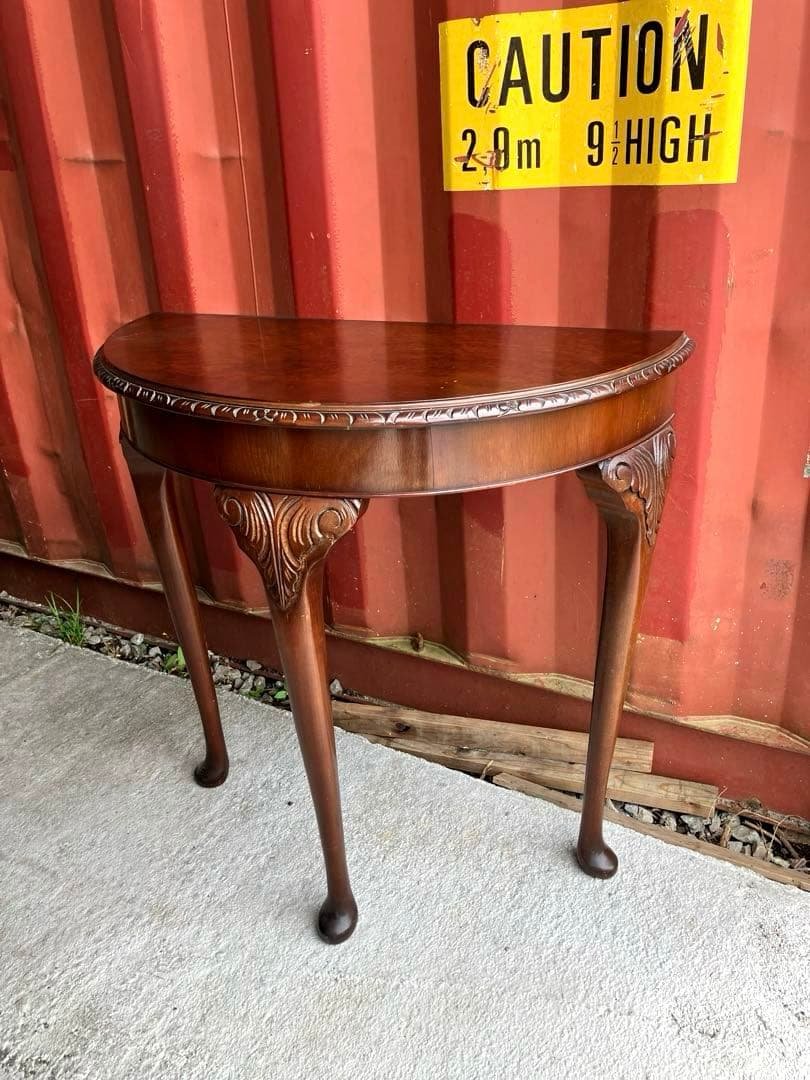 ヴィンテージ　英国製　マホガニー材　コンソール