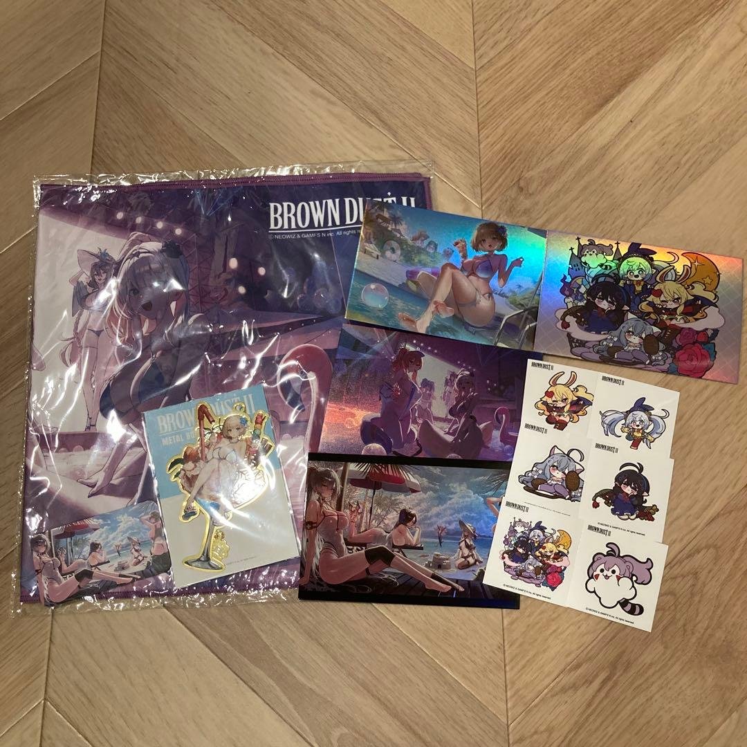 ブラウンダスト 2 韓国 ポップアップ 非売品 購入特典セット