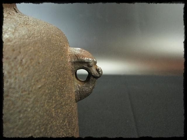 希少！本砂鉄 長谷川 雅山 阿弥陀堂釜 茶道具 e230