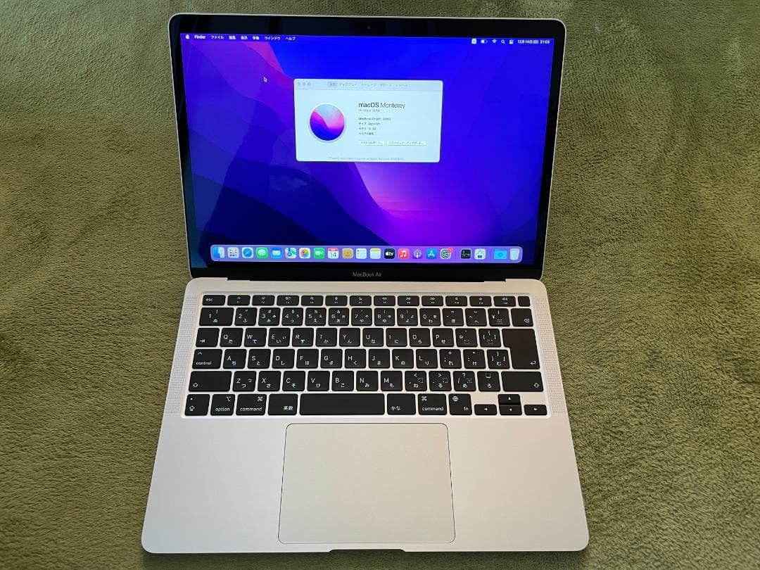 MacBook Air 2020 M1 16GB 13インチ　本体のみ