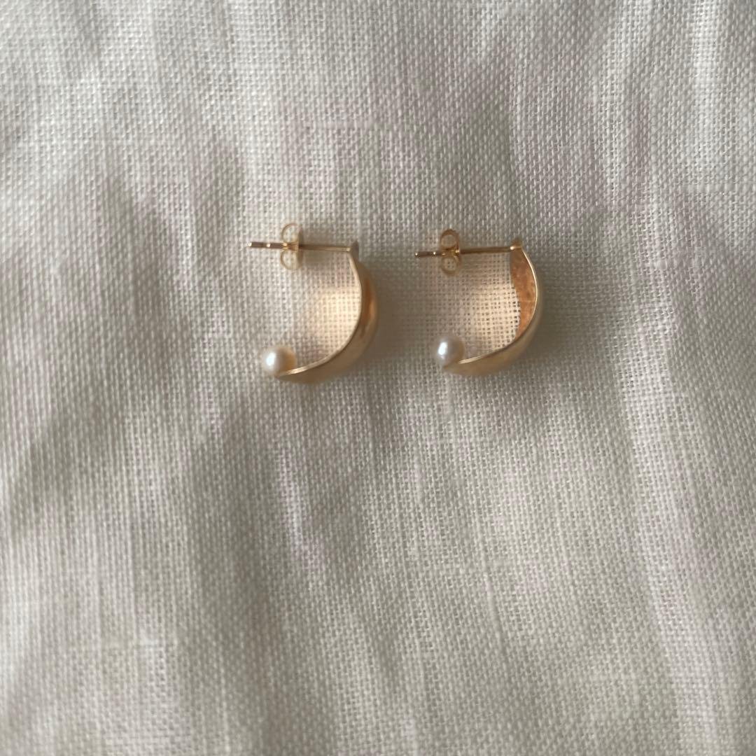 Atelier el Pearl+K10ピアス　新品試着のみ