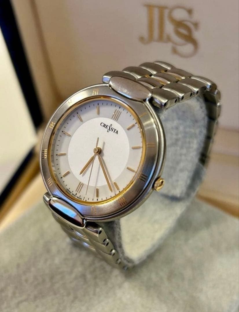 SEIKO セイコー CRESTA クレスタ メンズ クォーツ 腕時計 稼働品