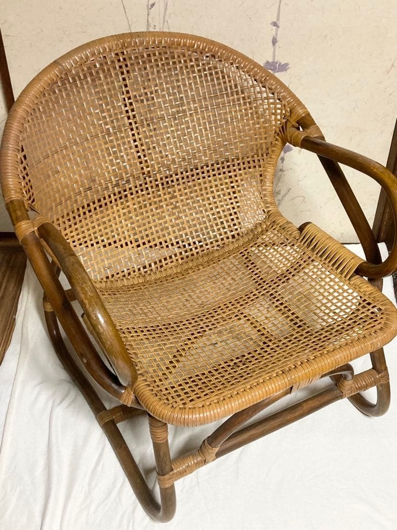 エトセトラ！【アンティーク】 籐ラタン チェア①