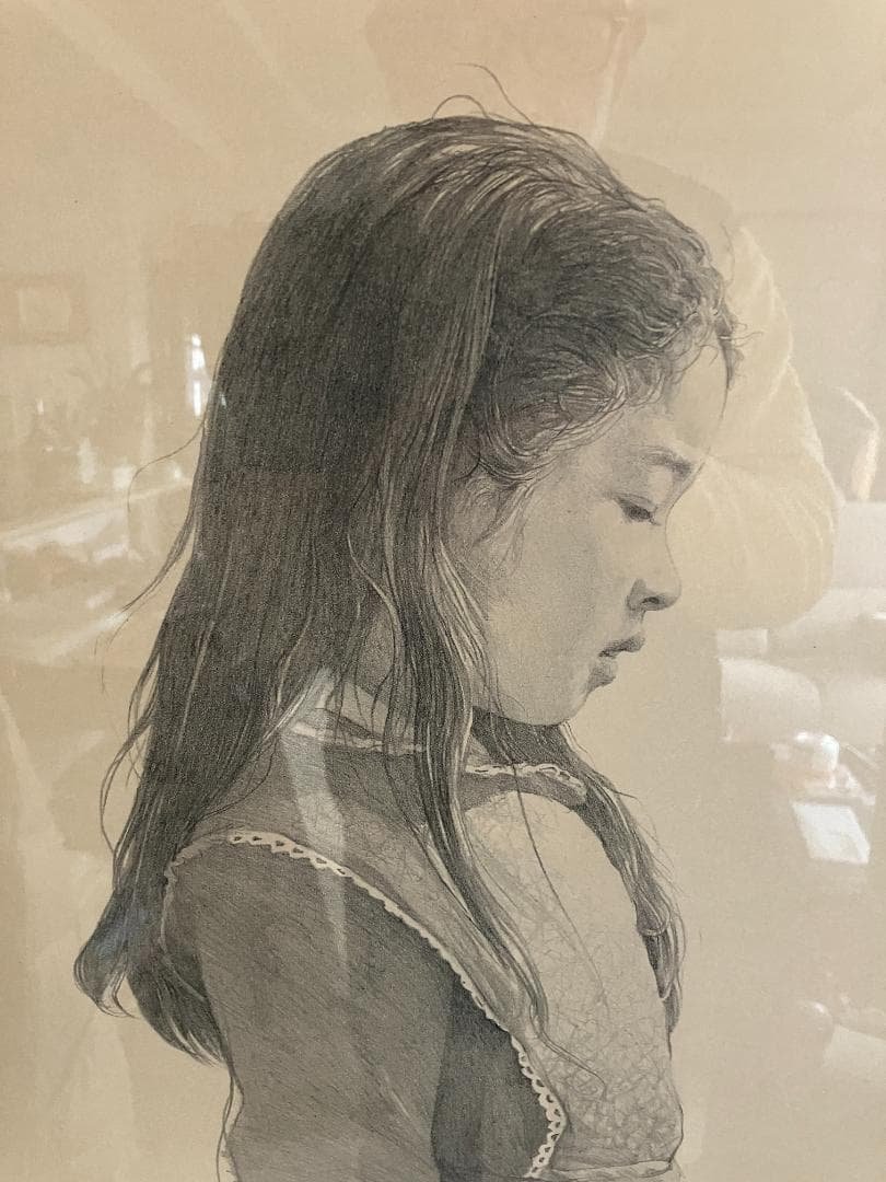 藤井　勉　作　亜希子　版画（リトグラフ）