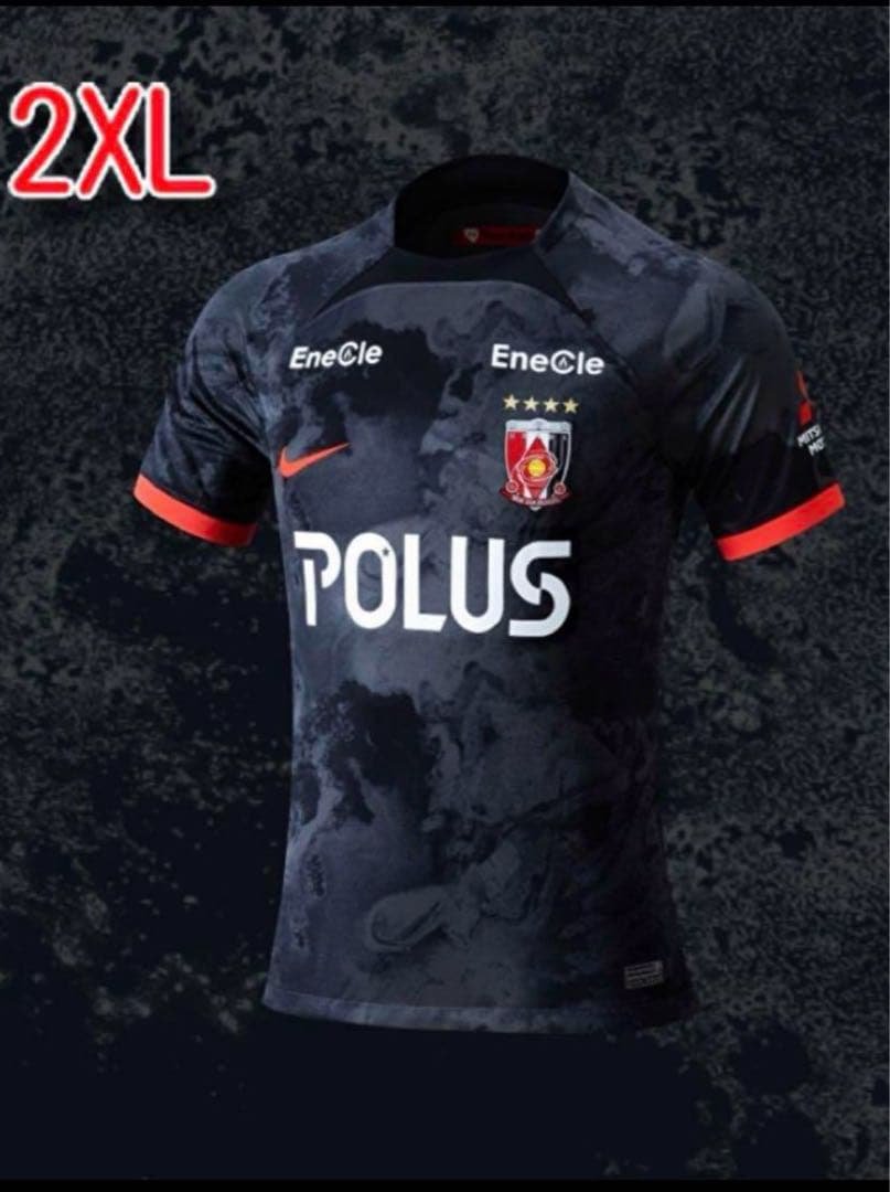 ほぼ未使用　2024年浦和レッズ3rdユニフォーム、未使用バンダナ付き