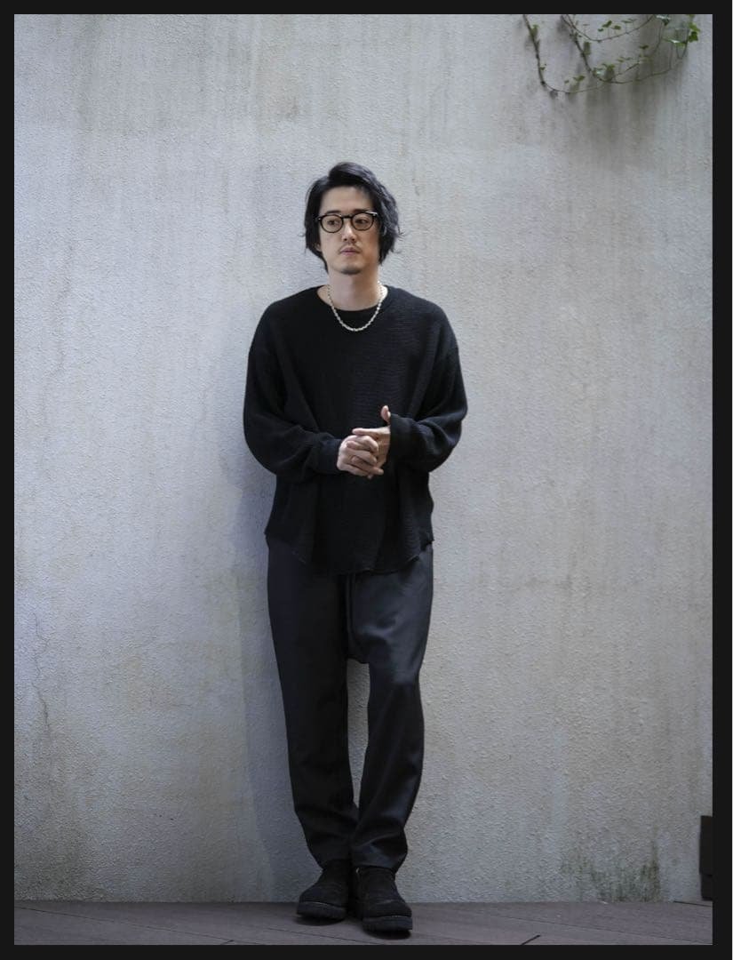 MB スタンダードサルエルスラックス　Lサイズ　黒