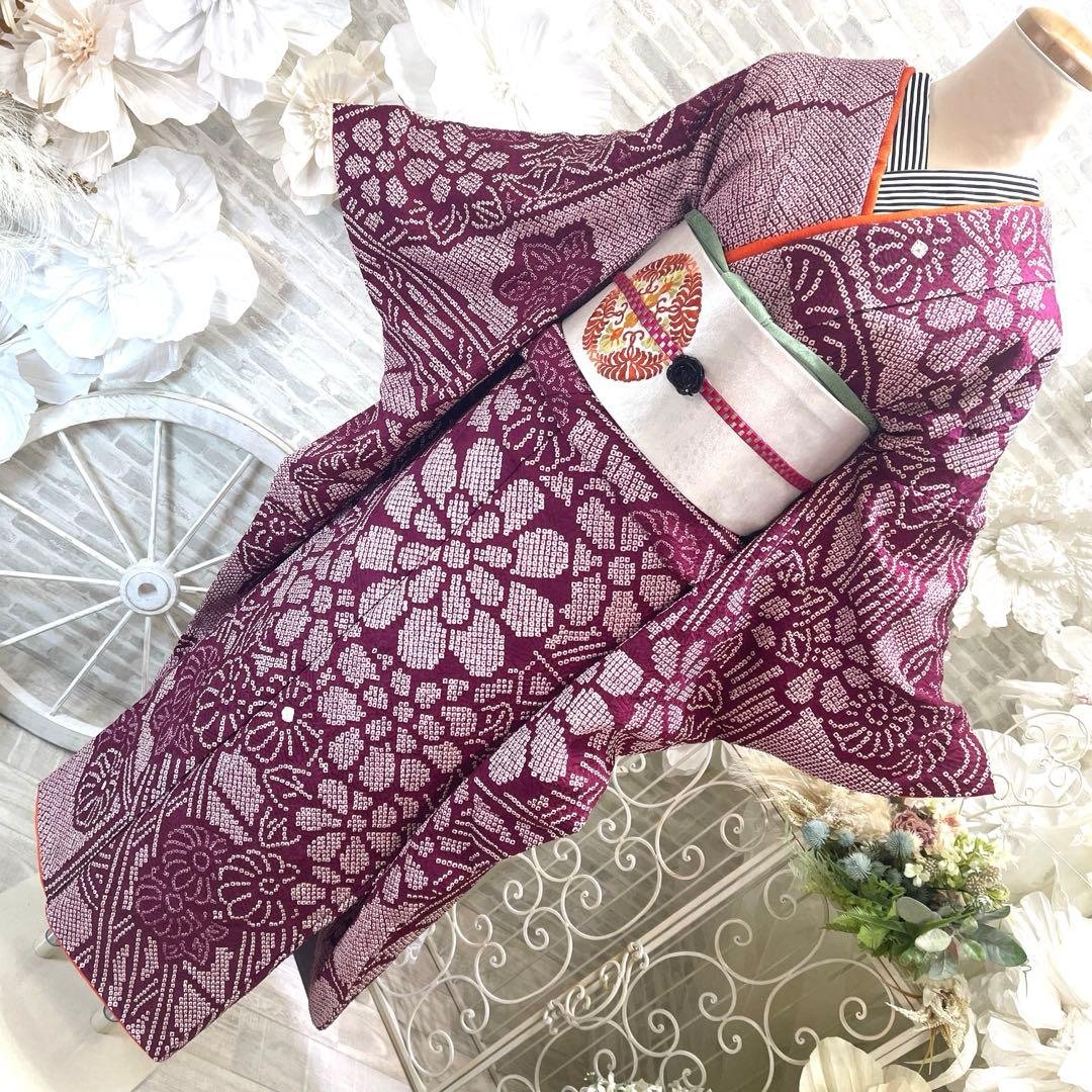 バターサンド大好き★絞り振袖★名古屋帯セット