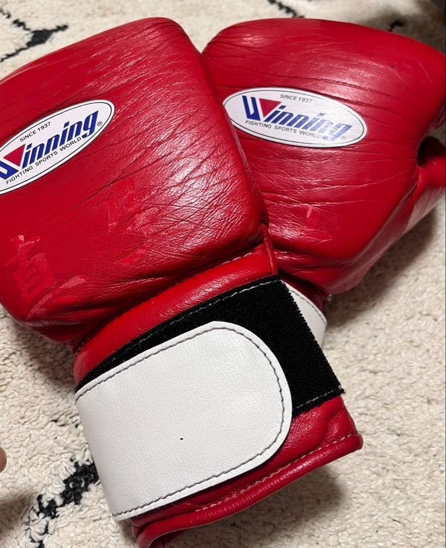Winning ボクシンググローブ 14 oz 赤