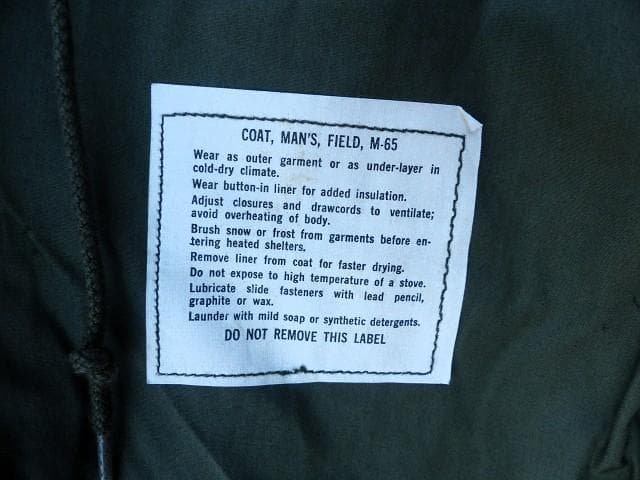 米軍実物 1968” M65フィールドジャケット　L-S　2nd アルミ　274