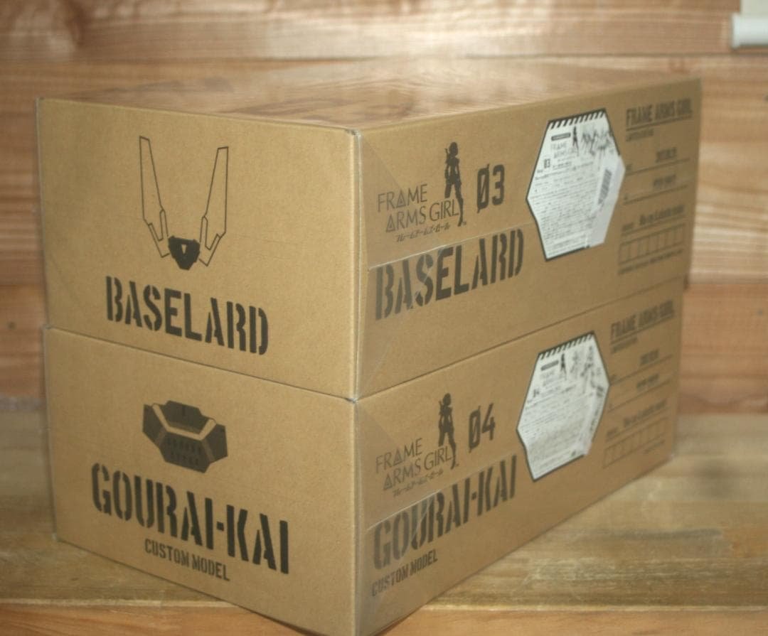 新品☆ フレームアームズ・ガール Blu-ray3+4巻 プラモデル付 計2点