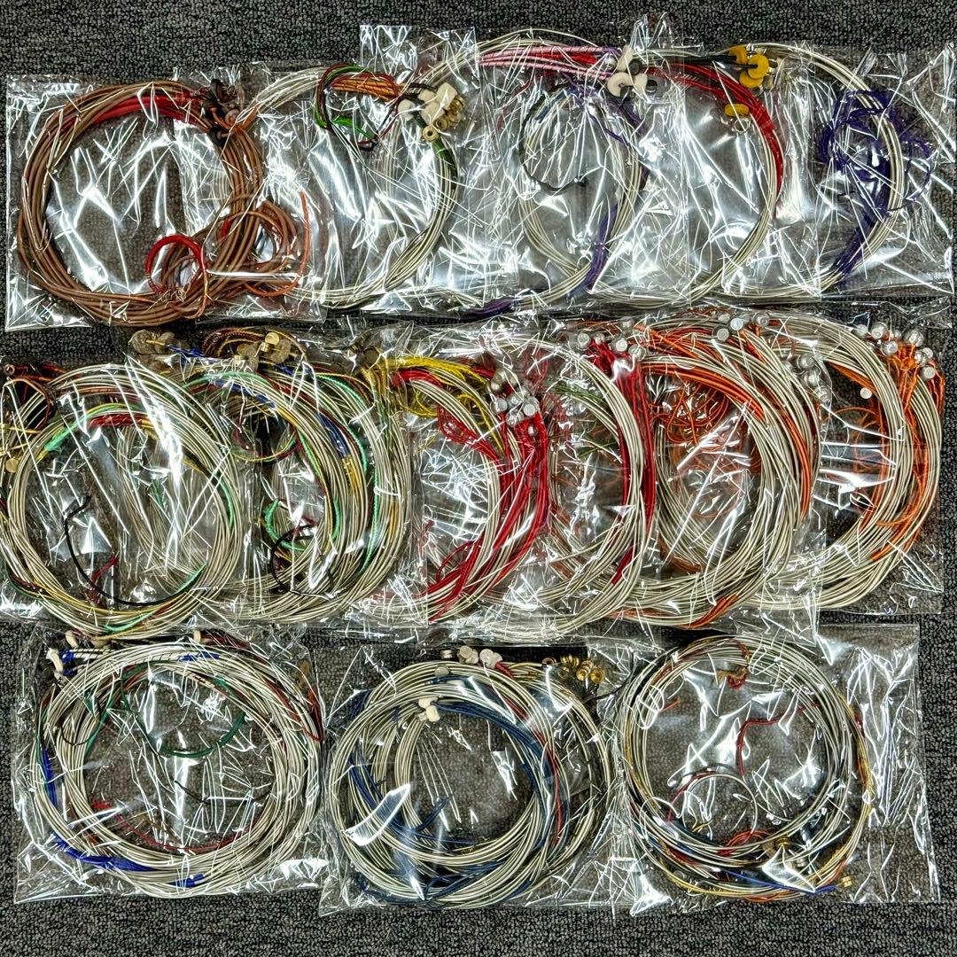 【中古品】ウッドベース（コントラバス）弦 まとめて35セットとバラ8本！