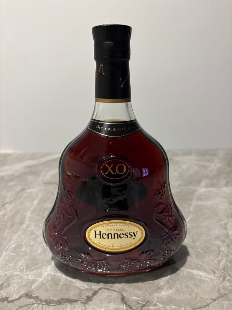 『新品未使用』ヘネシーHennessy XO コニャック 750ml黒キャップ