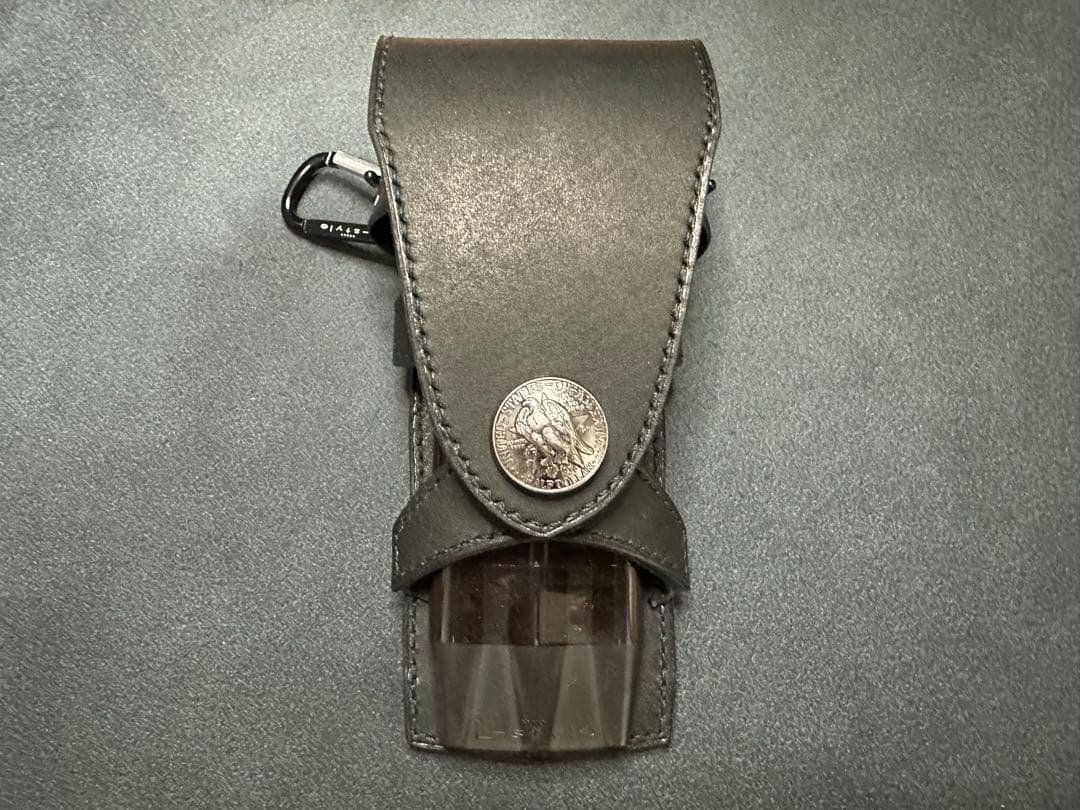 ゆうま⭐︎ダーツケースカバー（黒、ステッチ:黒）