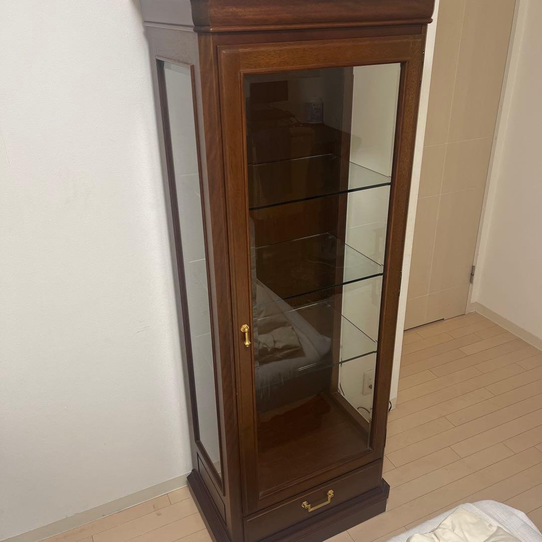 マルニ　地中海シリーズ　キュリオケース　リビング収納　マルニ木工　ショーケース