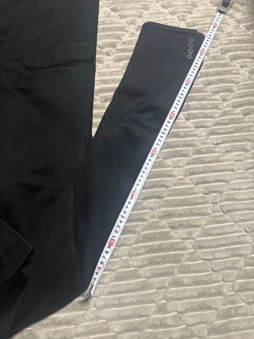 希少！ヴェルサーチ　ロングコート　カシミア100%　黒