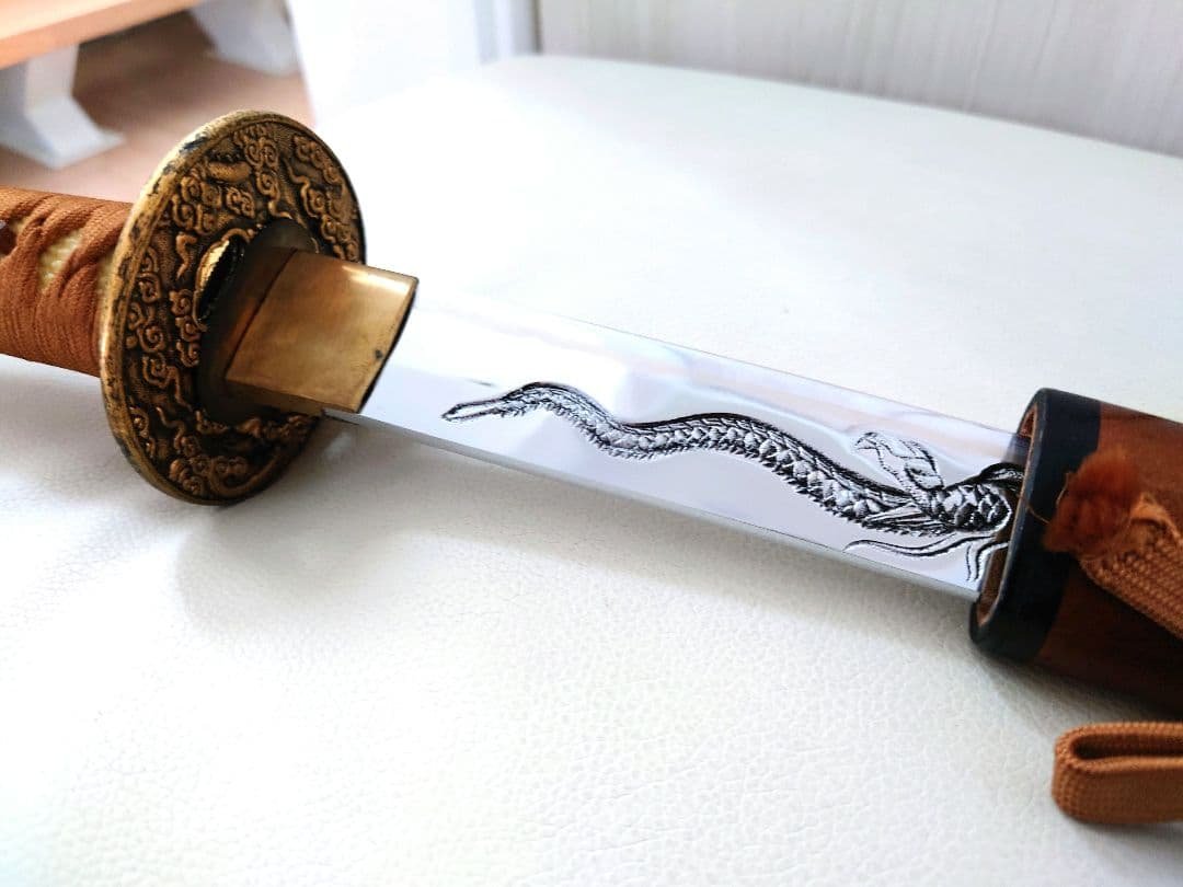 模造刀　龍刻　大刀　居合刀　武具