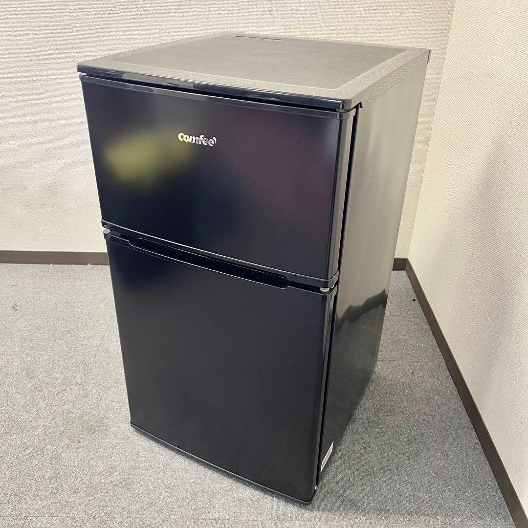 コンフィー 2ドア冷蔵庫 RCT90BL(E) 90L 2023年製