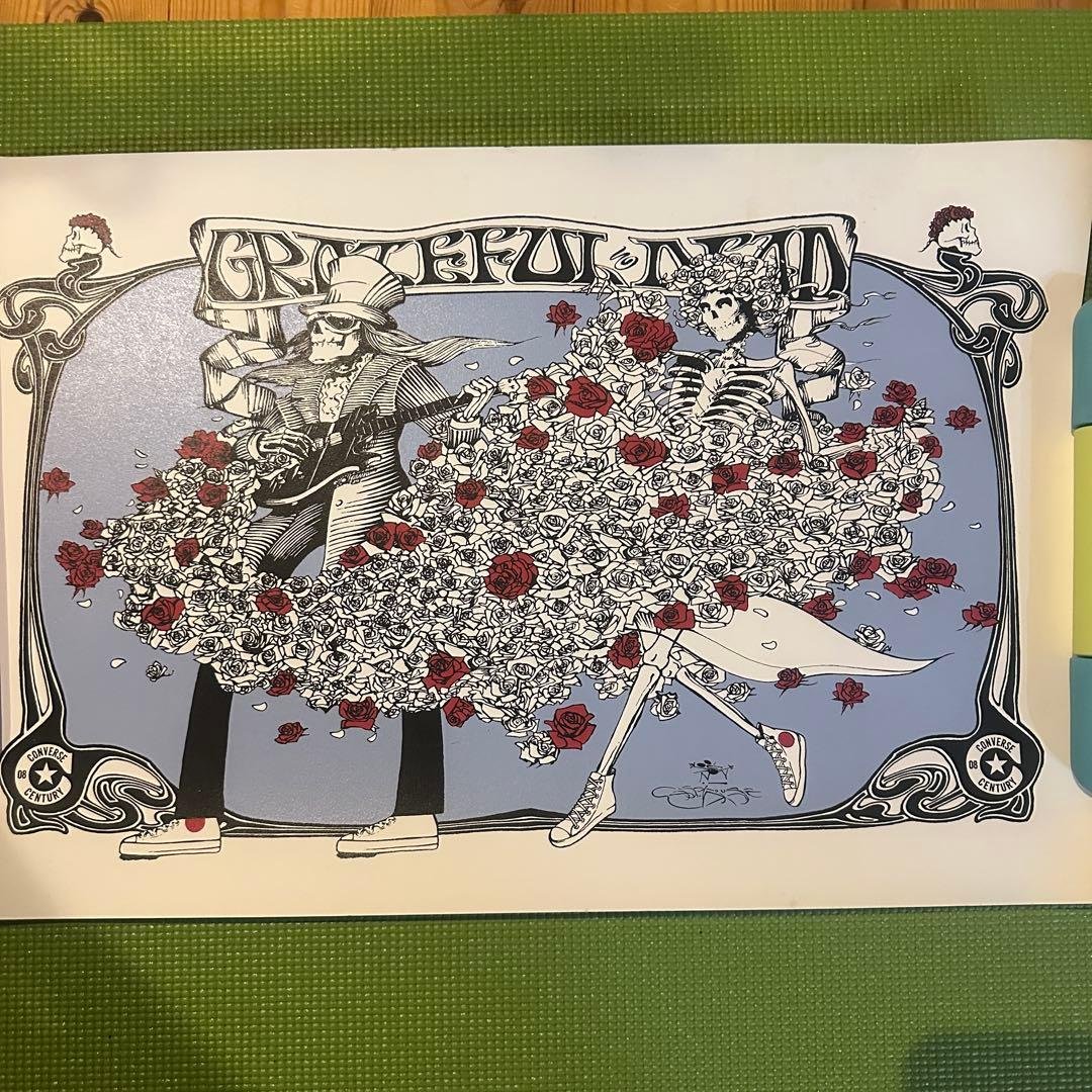 2008 Grateful Dead コンバース　プロモポスター　レア　貴重