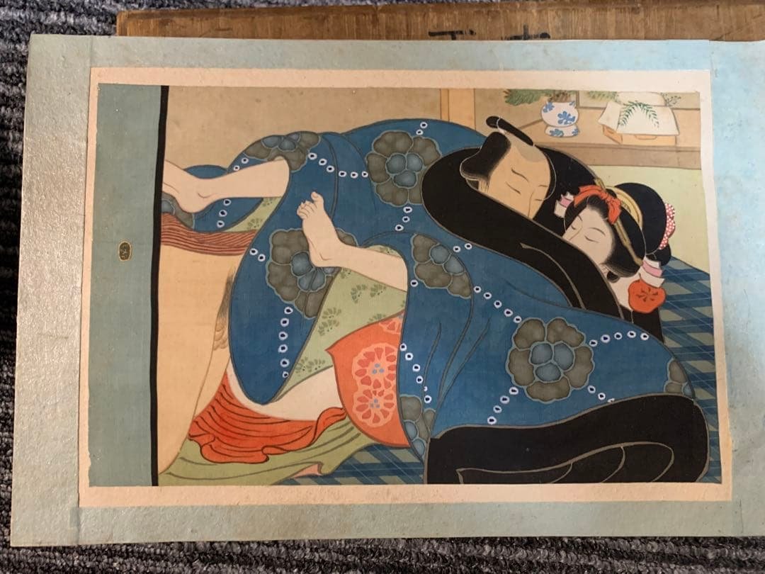 肉筆春宵畫帖 全10圖 浮世絵 明治期 肉筆 美人画 春画 ukiyoe 艶本