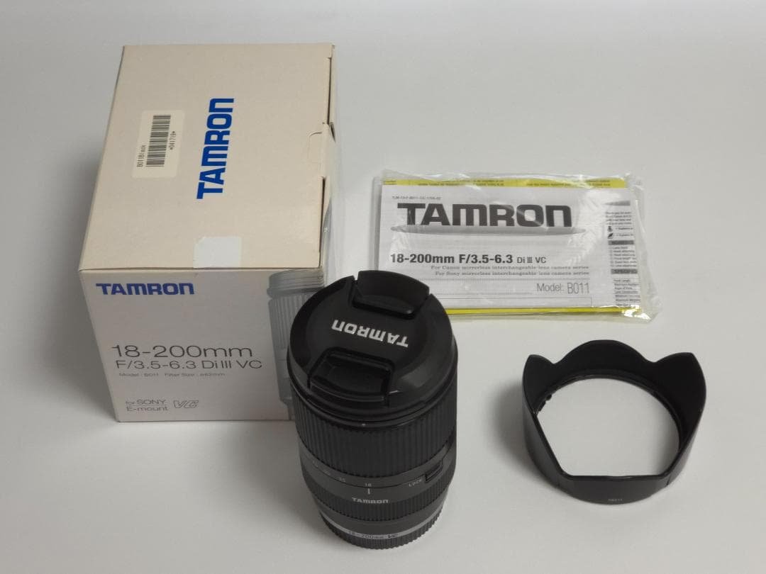 タムロン 18-200mm F/3.5-6.3 ブラック Model B011