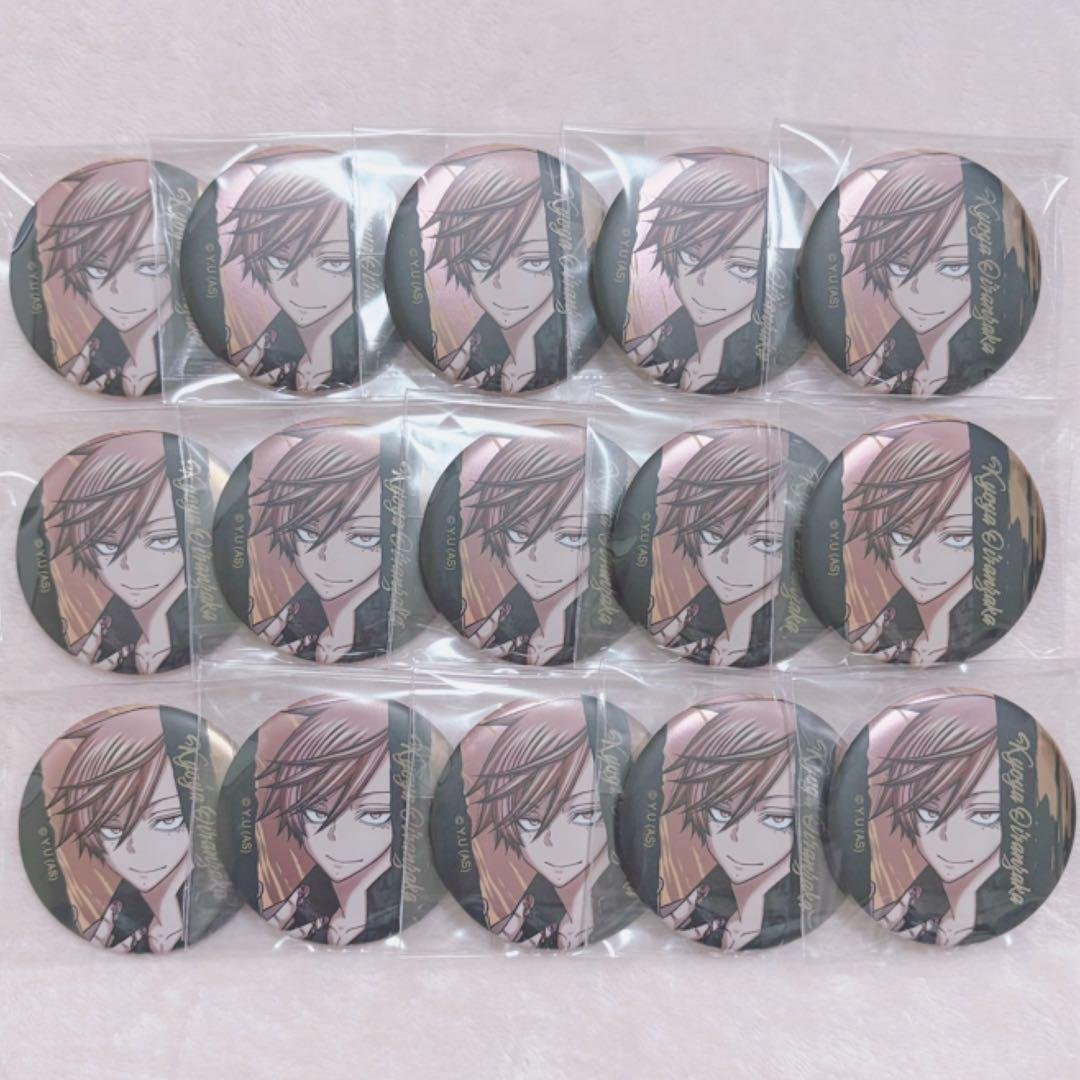 花魁坂京夜 メタリック缶バッジ 桃源暗鬼 15個