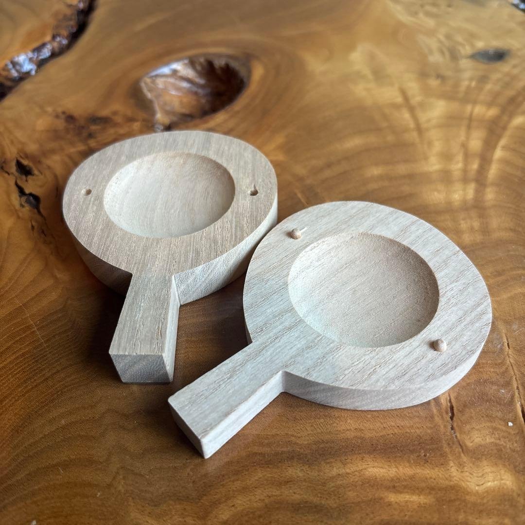 香合 田原一斉造 青楓に鮎文 団扇香合 茶道具 共箱